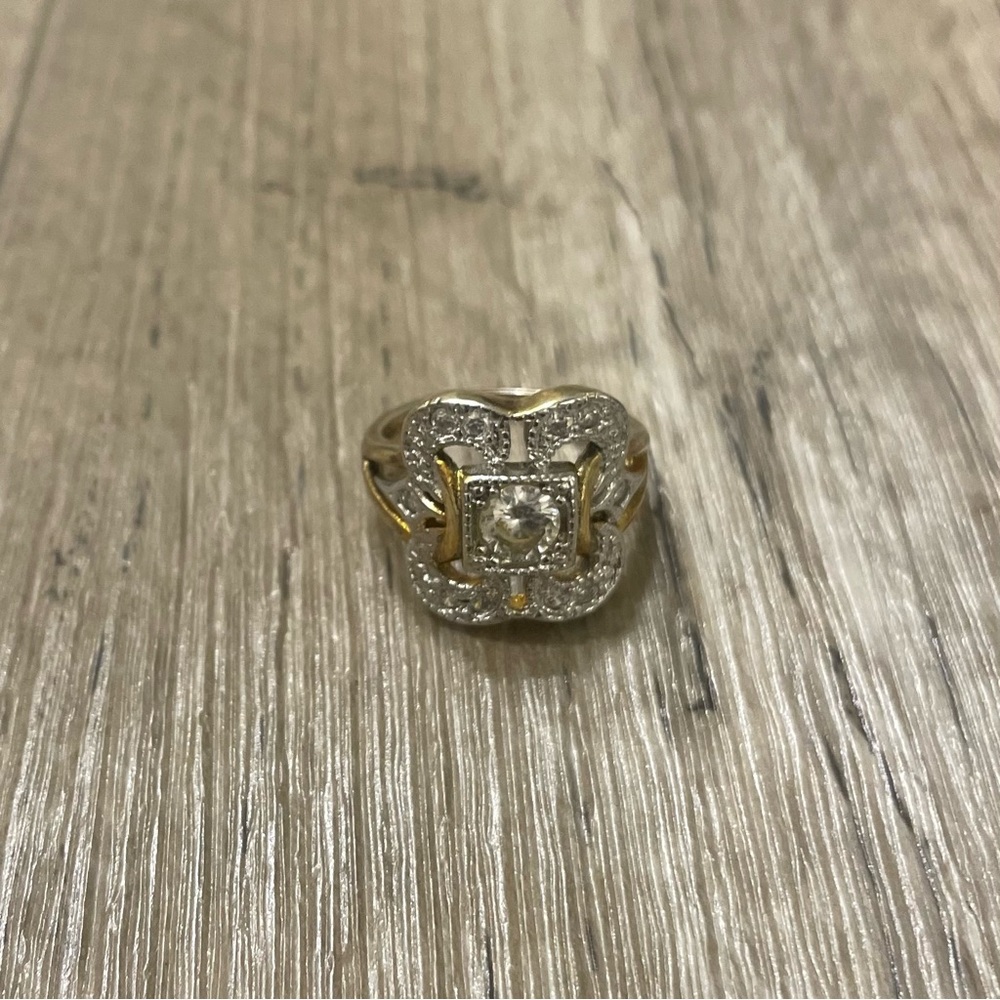 Stunning Two Tone Ring - image 2